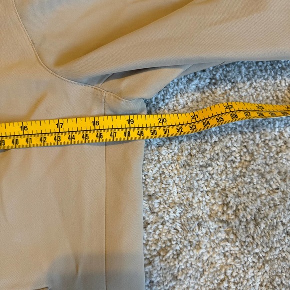 Calvin Klein Cream Colored Offset Gold Metal Zippers & Snaps Size 4 Pre-owned - Picture 12 of 12